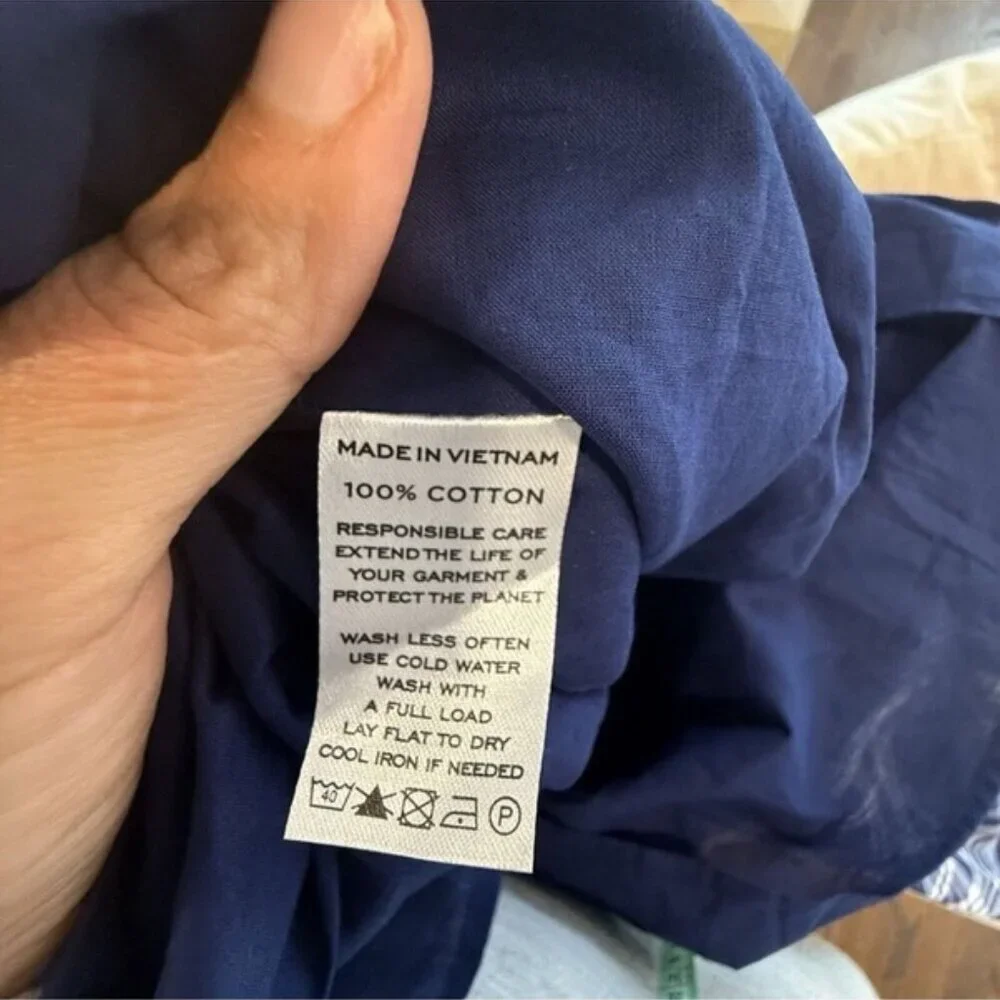 Hill House The Delphine Nap Skirt White and Blue Plaid – Size Small 1658 - Picture 8 of 10